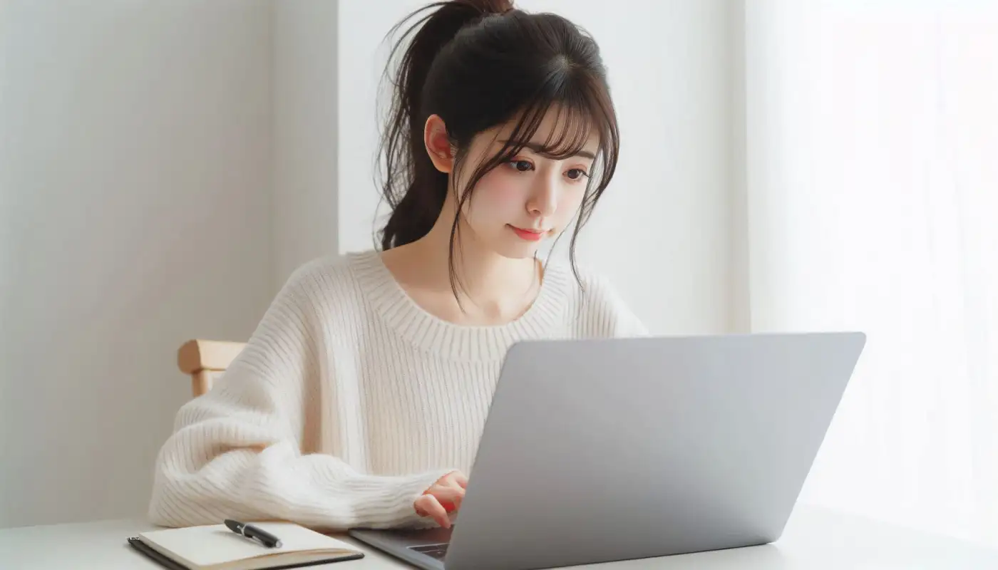 알트코인-종류-정리해보며-가상화폐-관리하는-여성의-모습