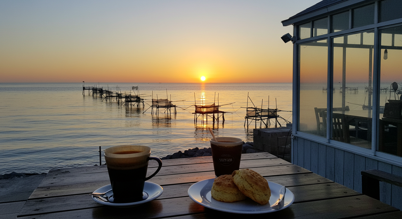 &ldquo;동해의 첫 햇살, 한 잔의 커피: 포항 &lsquo;동끝&rsquo;에서 시작하는 완벽한 하루&rdquo;