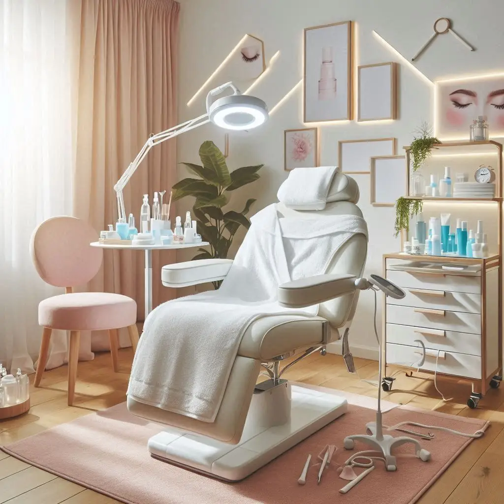 피부,체형관리 샵 배경