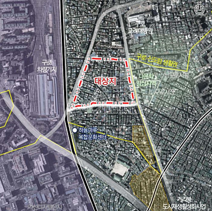 위치도 및 기본구상(구로구 구로동 728 모아타운)