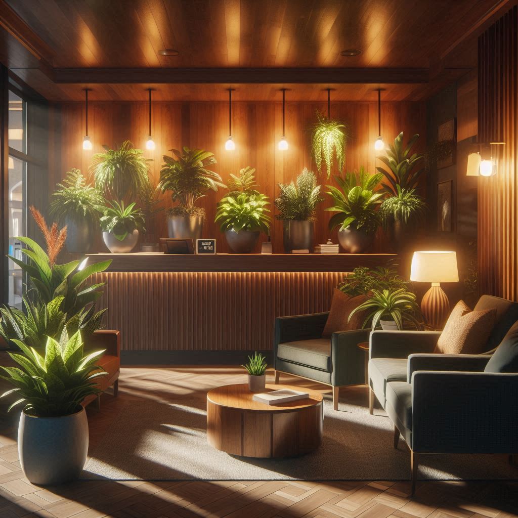 피부,체형관리 샵 배경