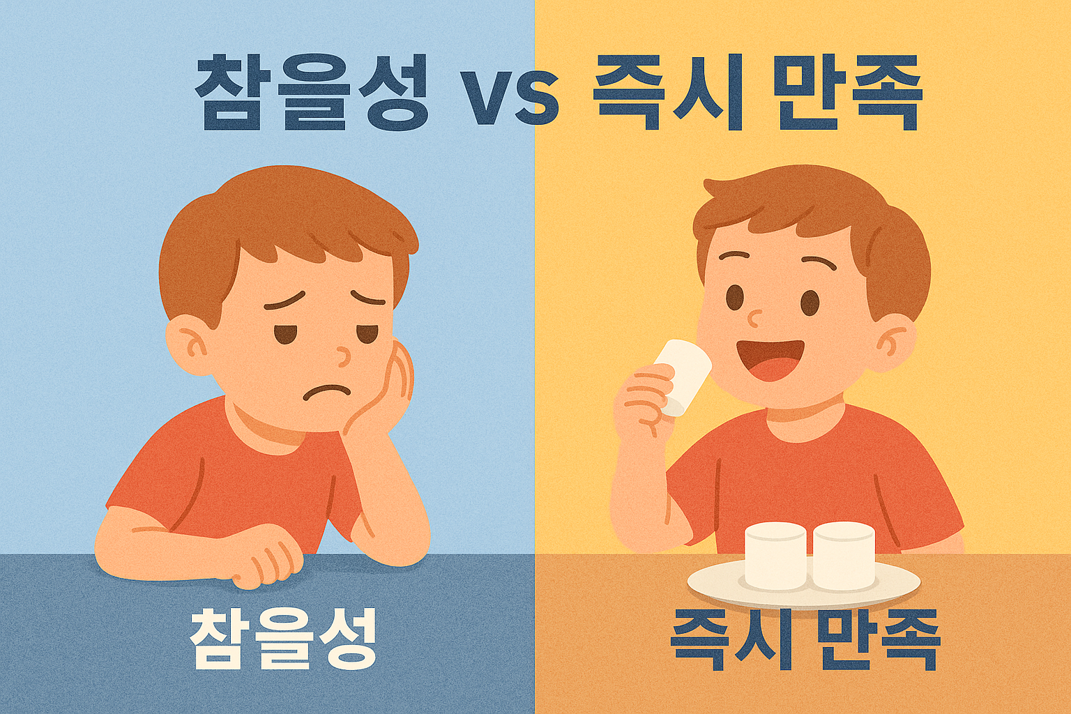 기다림의 중요성- 마시멜로 교훈