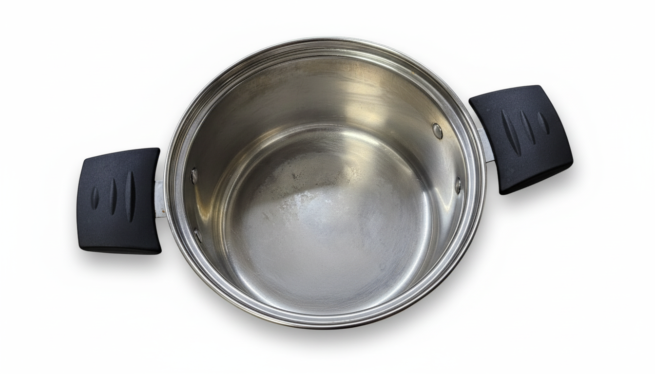 스테인 냄비의 얼룩