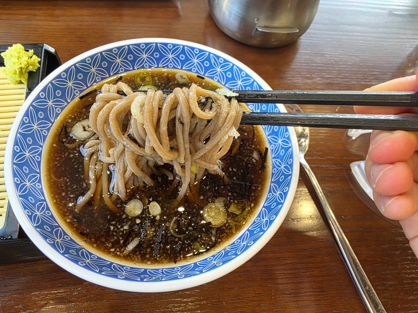 소바 면 들어올리기1