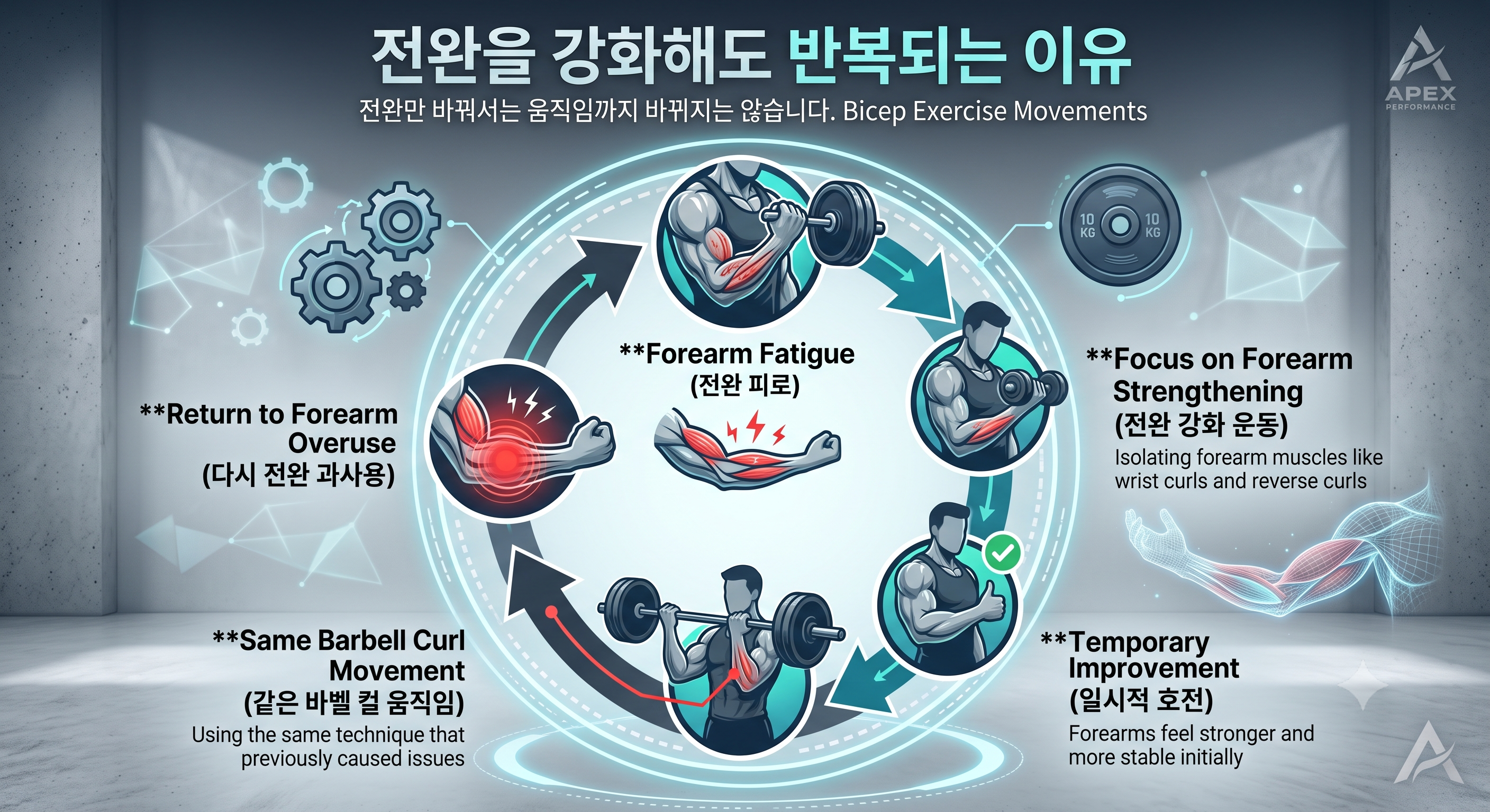 전완을 강화해도 반복되는 이유