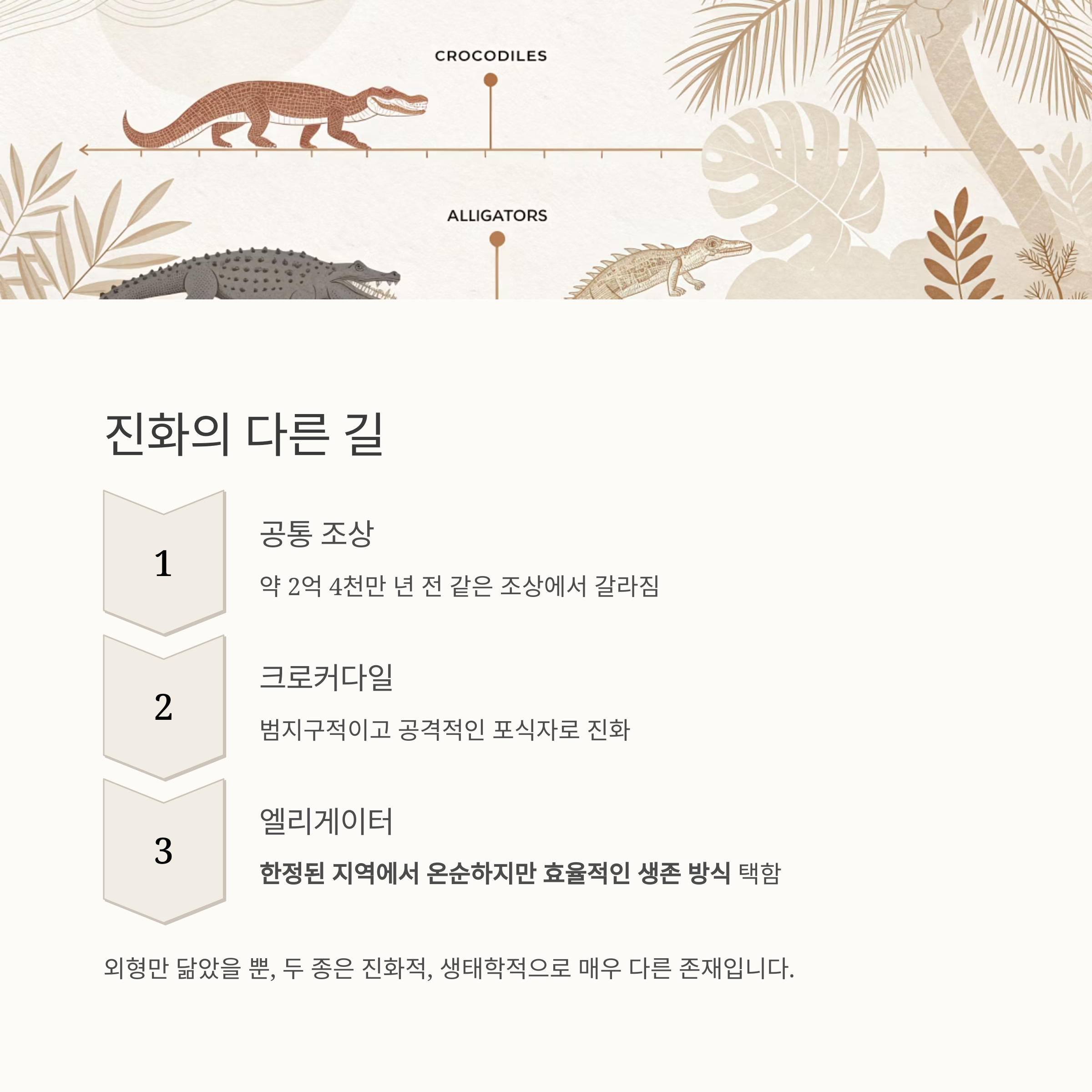 진화의 다른 길