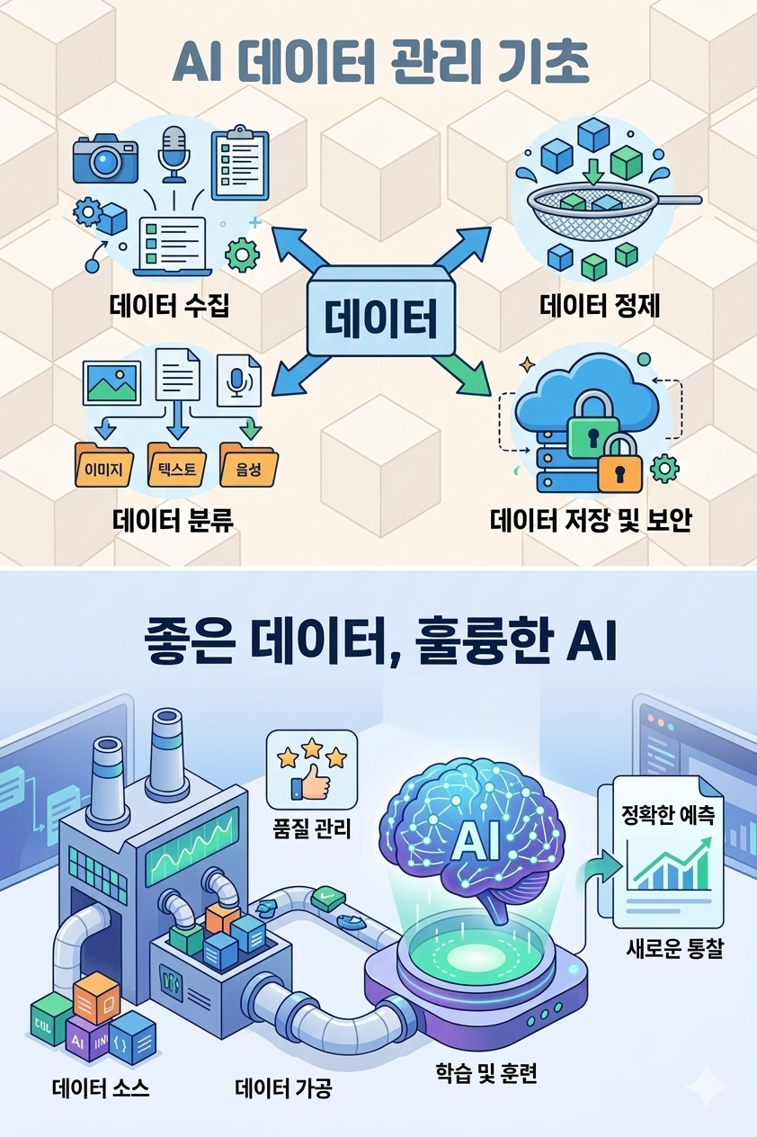 초보자를 위한 AI 데이터 관리 (AI데이터, 데이터기초, 인공지능) 관련 이미지