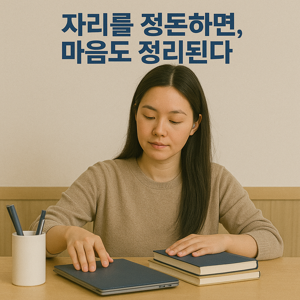 자리를 정돈하면, 마음도 정리된다