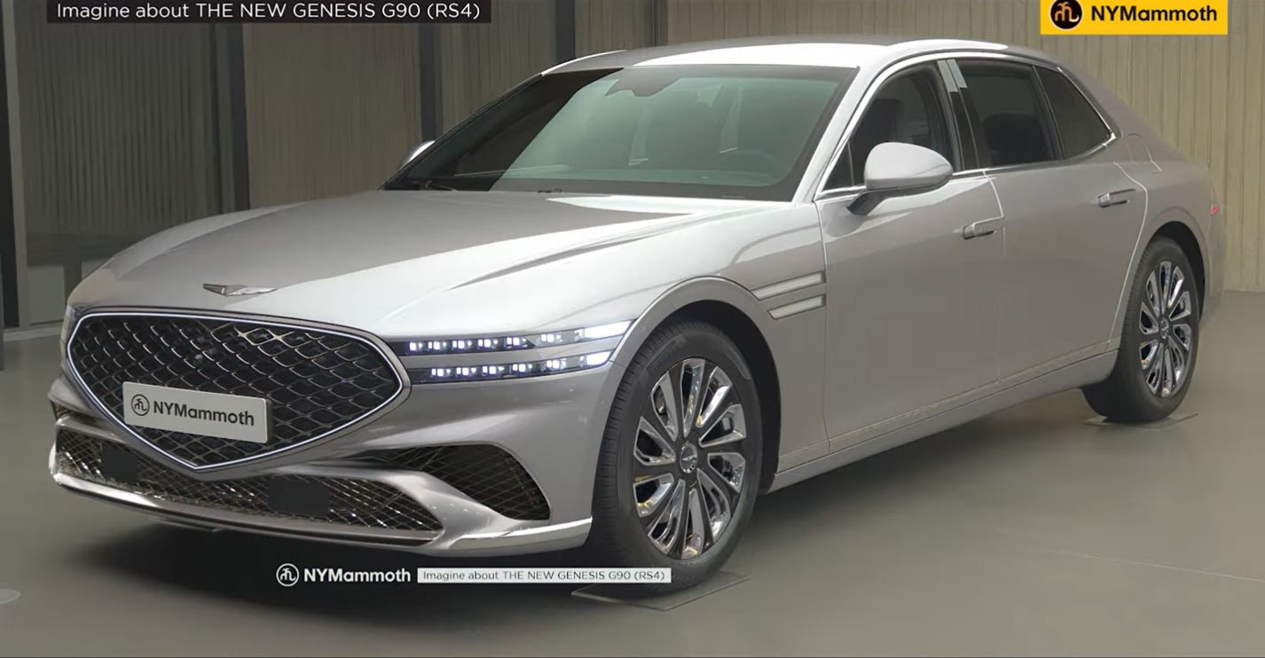 제네시스가 GV80 페이스리프트와 GV80 쿠페에 이어 G80 페이스리프트 등 신차 출시를 앞둔 가운데, 플래그십 세단 'G90 페이스리프트'의 예상도가 새롭게 등장해 눈길을 끈다.