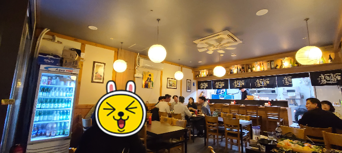 분당맛집 므금역맛집 물고기자리 숙성회 회맛집 무한리필 내부 일본식분위기