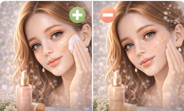 파운데이션 장단점 이미지