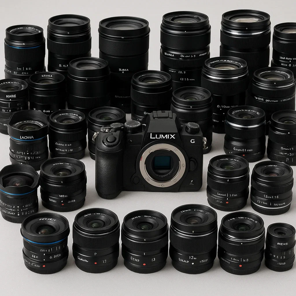 파나소닉, 올림푸스 제품과 마이크로포서즈 렌즈