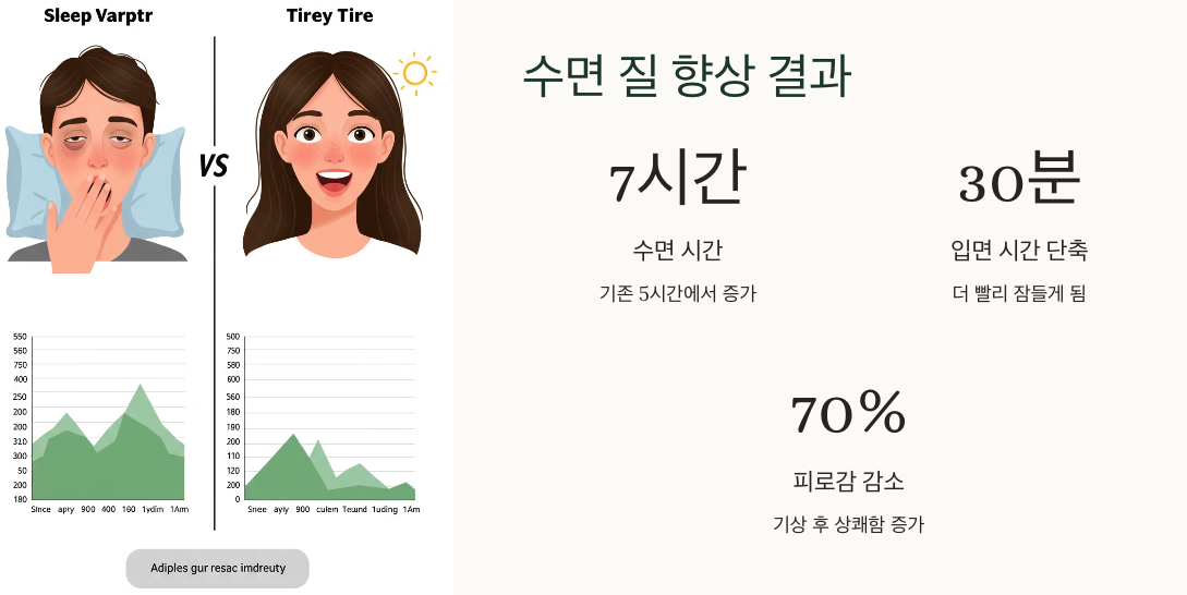 수면 질 향상 결과