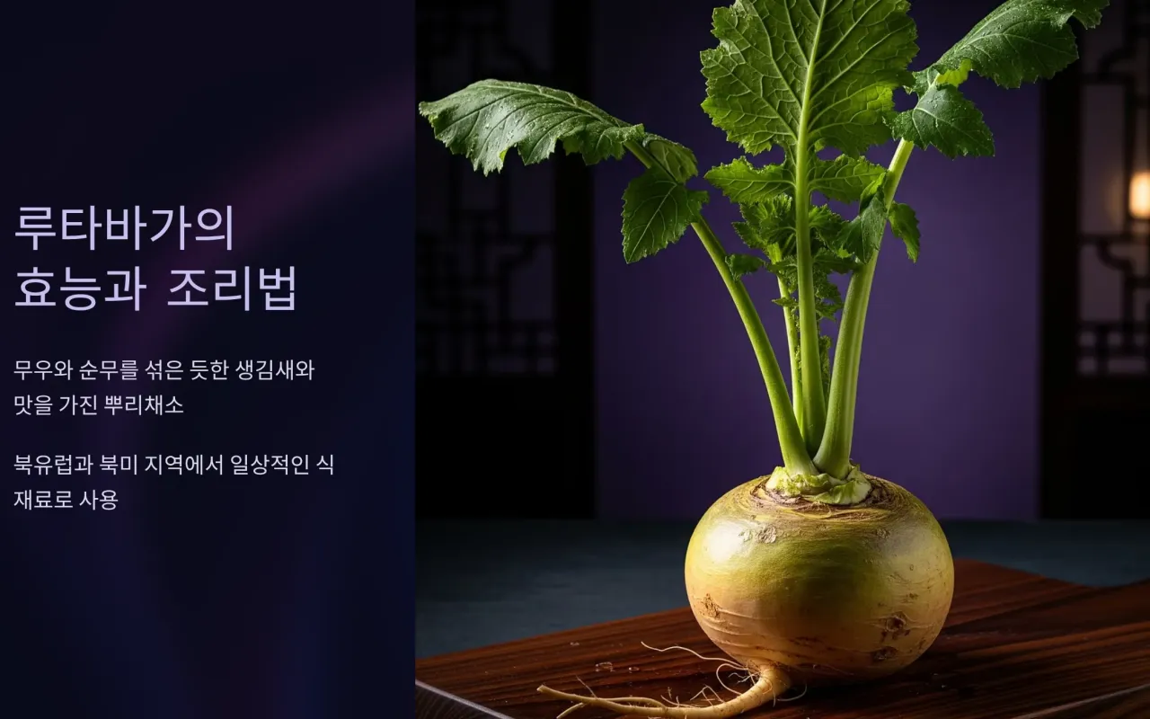 무우와 순무를 섞은 듯한 루타바가, 건강한 뿌리채소