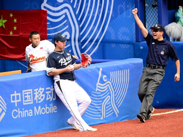 아시안게임 야구 슈퍼라운드 중국전