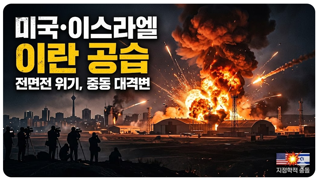 미국,이스라엘 이란 공습