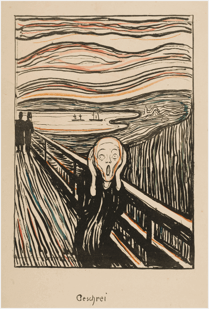 에두바르 뭉크 대표작 <절규> 1895