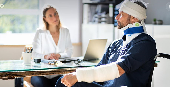 의사와 환자 사진