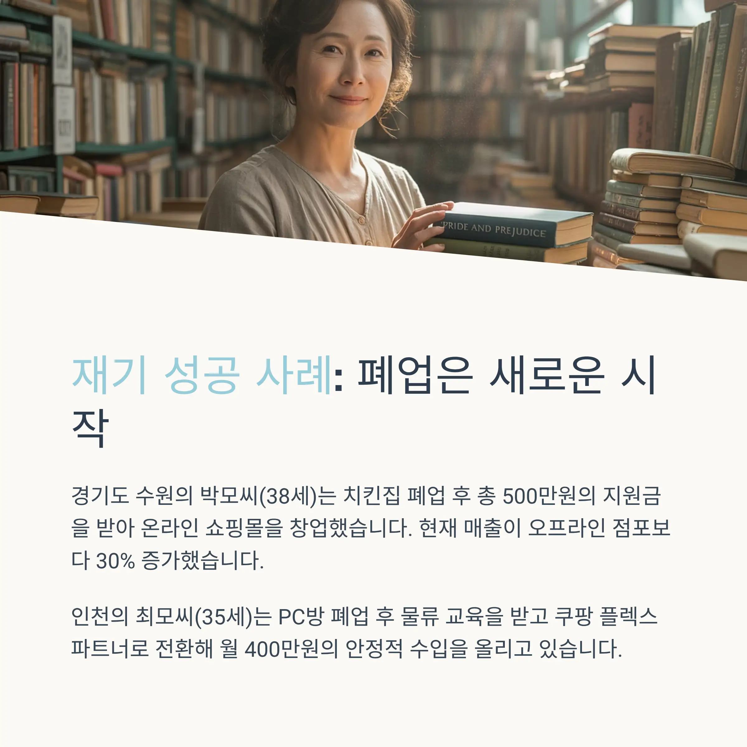 희망리턴패키지 원스톱폐업지원 사업