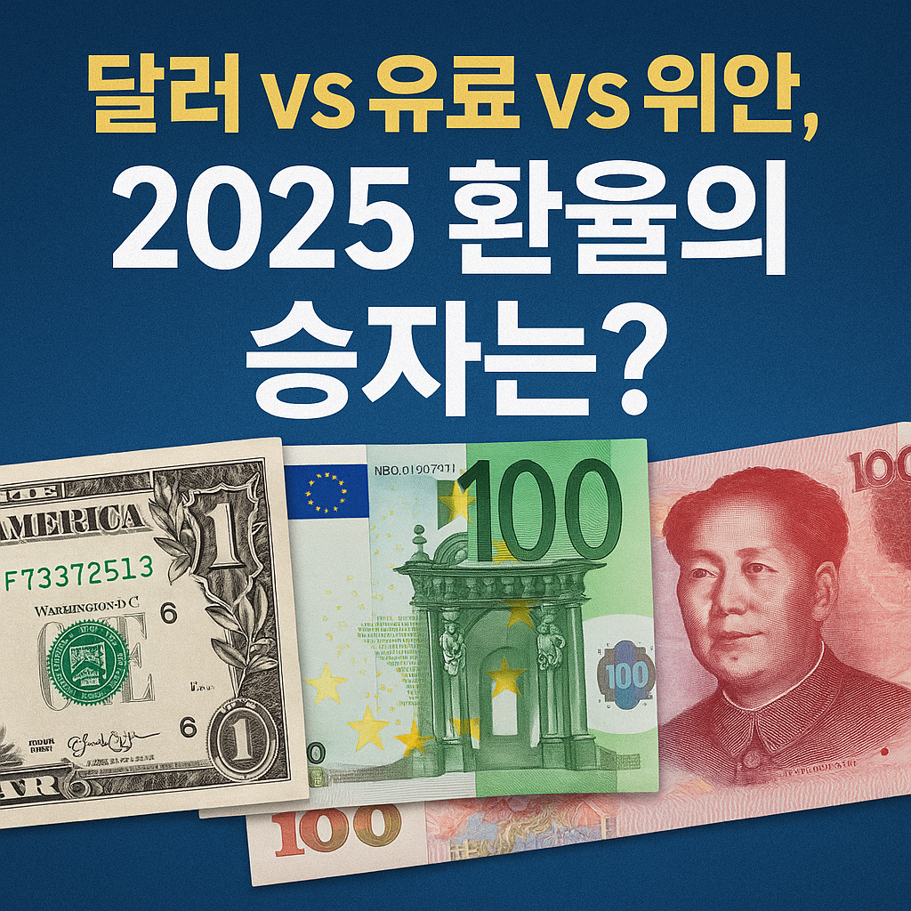 달러, 유로, 위안화의 2025 환율 전망을 비교 분석하며 글로벌 통화시장의 흐름을 짚어봅니다.