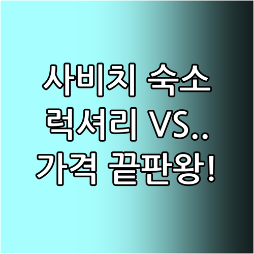 마이애미 비치 사우스 비치 숙소 가격..