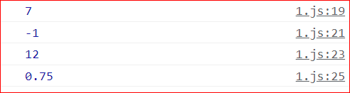 변수 result 출력 결과