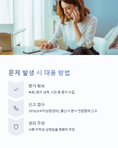 문제 발생 시 대응 법