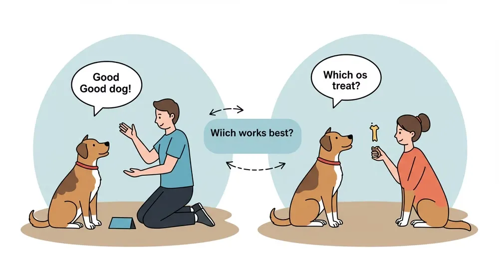 강아지 칭찬과 혼내기 균형 맞추기