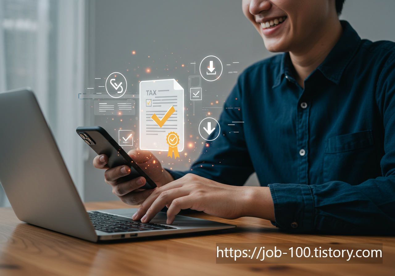 5분 만에 홈택스 국세완납증명서 발급! 초간단 정리