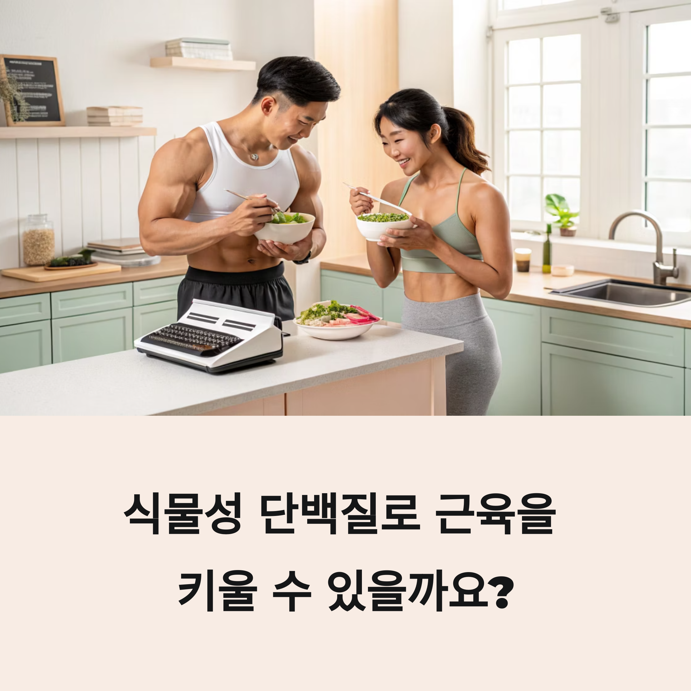 식물성 단백질로도 근육 만든다: 과학과 루틴으로 증명된 진실