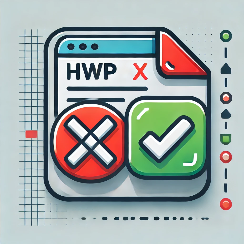 hwpx를 hwp로 변환