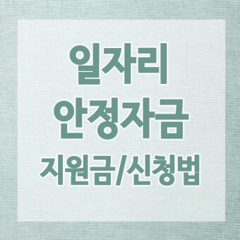 2023년 일자리 안정 지원금 지원 방법, 자격 기준 및 역할, 배경