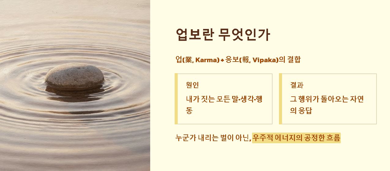 업보의 뜻