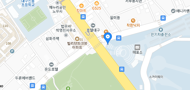 이월드 지도