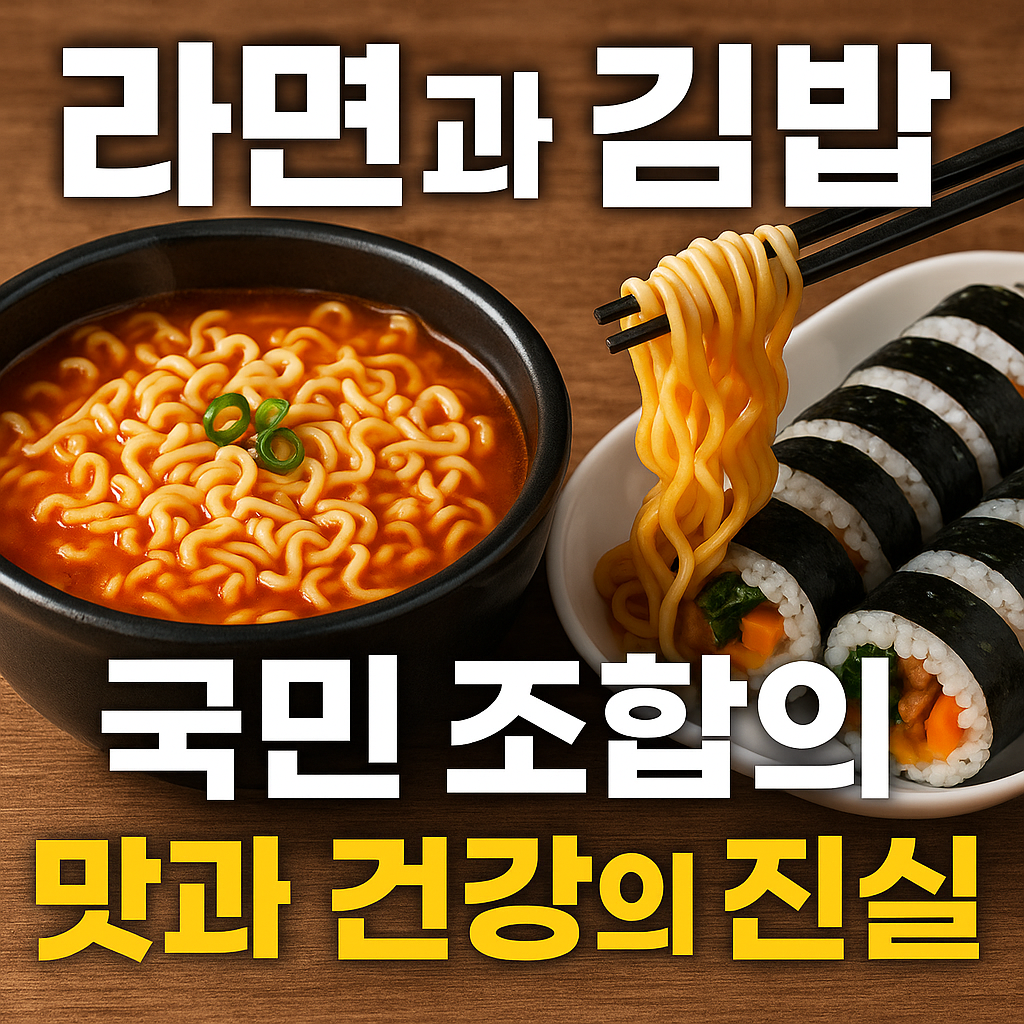 라면과 김밥