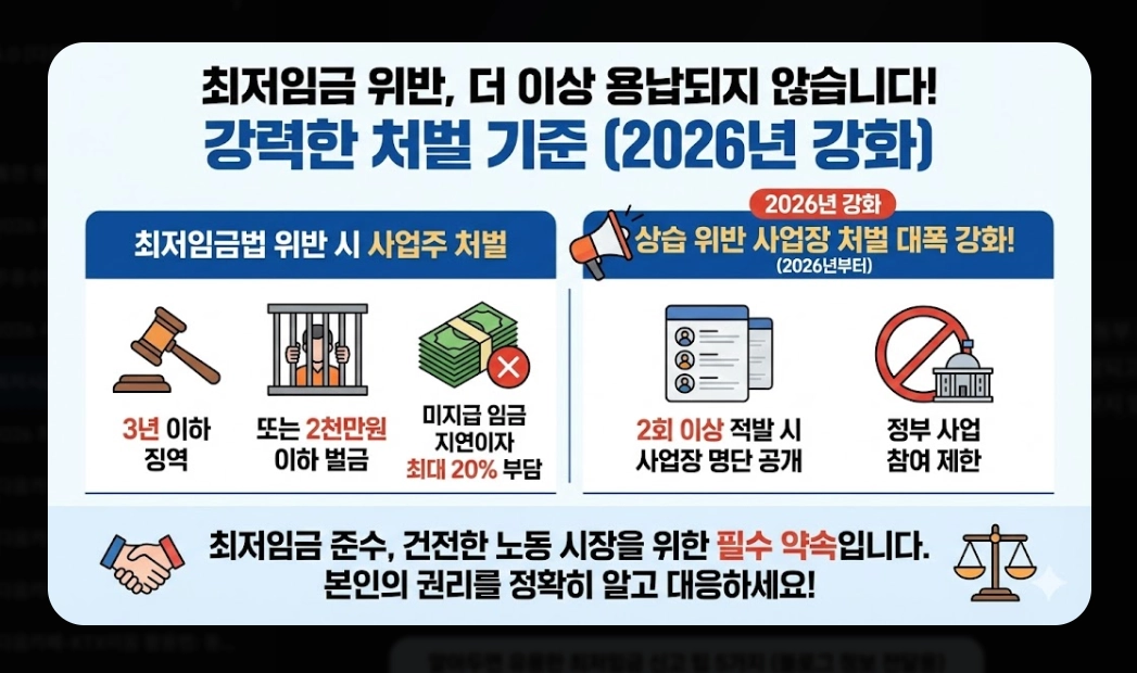 2026년 최저시급 실수령액 계산기 완벽 가이드