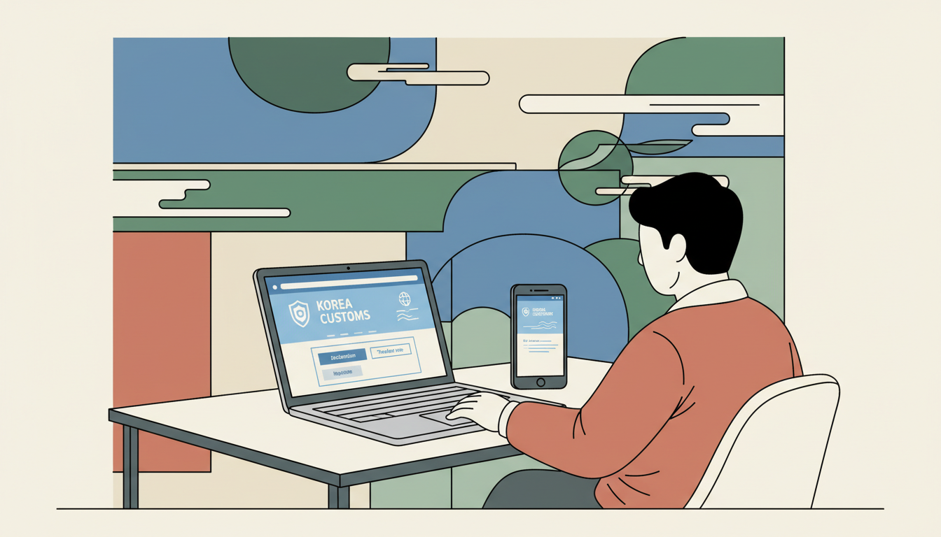 개인통관번호 확인