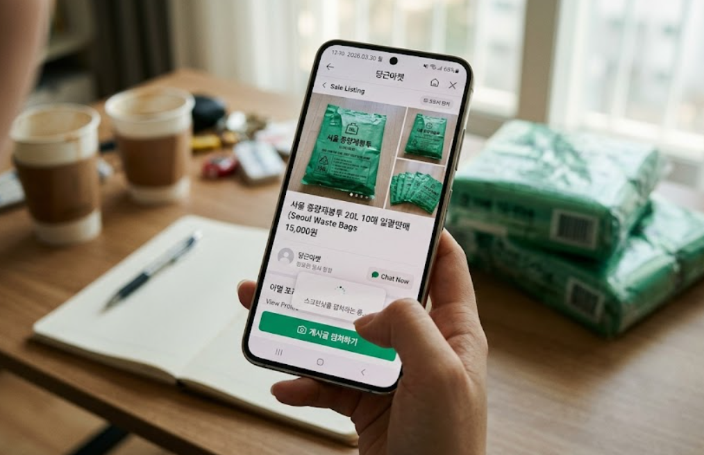 종량제 봉투 부족 현상의 원인과 배경이 된 중고 플랫폼 내 불법 거래 게시물 실태