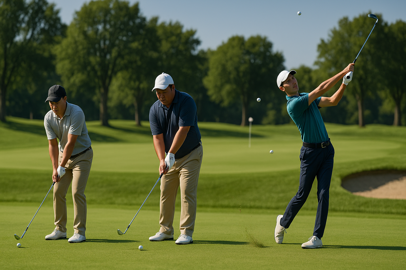 단계별 어프로치 훈련법 관련 사진