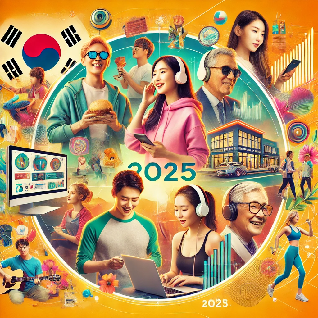 2025년 2월 대한민국 연령대별 트렌드 분석 관련 사진