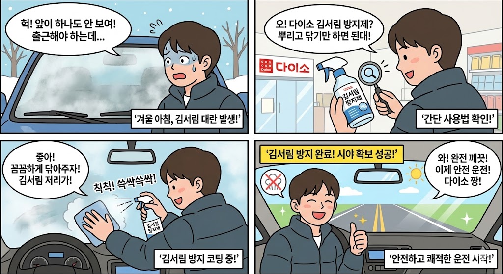 다이소 김서림 방지제 효과와 올바른 사용법 및 지속시간