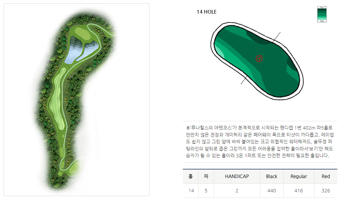 루나힐스안성 컨트리클럽 버치힐코스 5