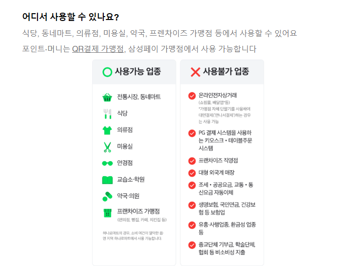 유류 민생지원금 사용 가능 주유소, 마트 확인하기