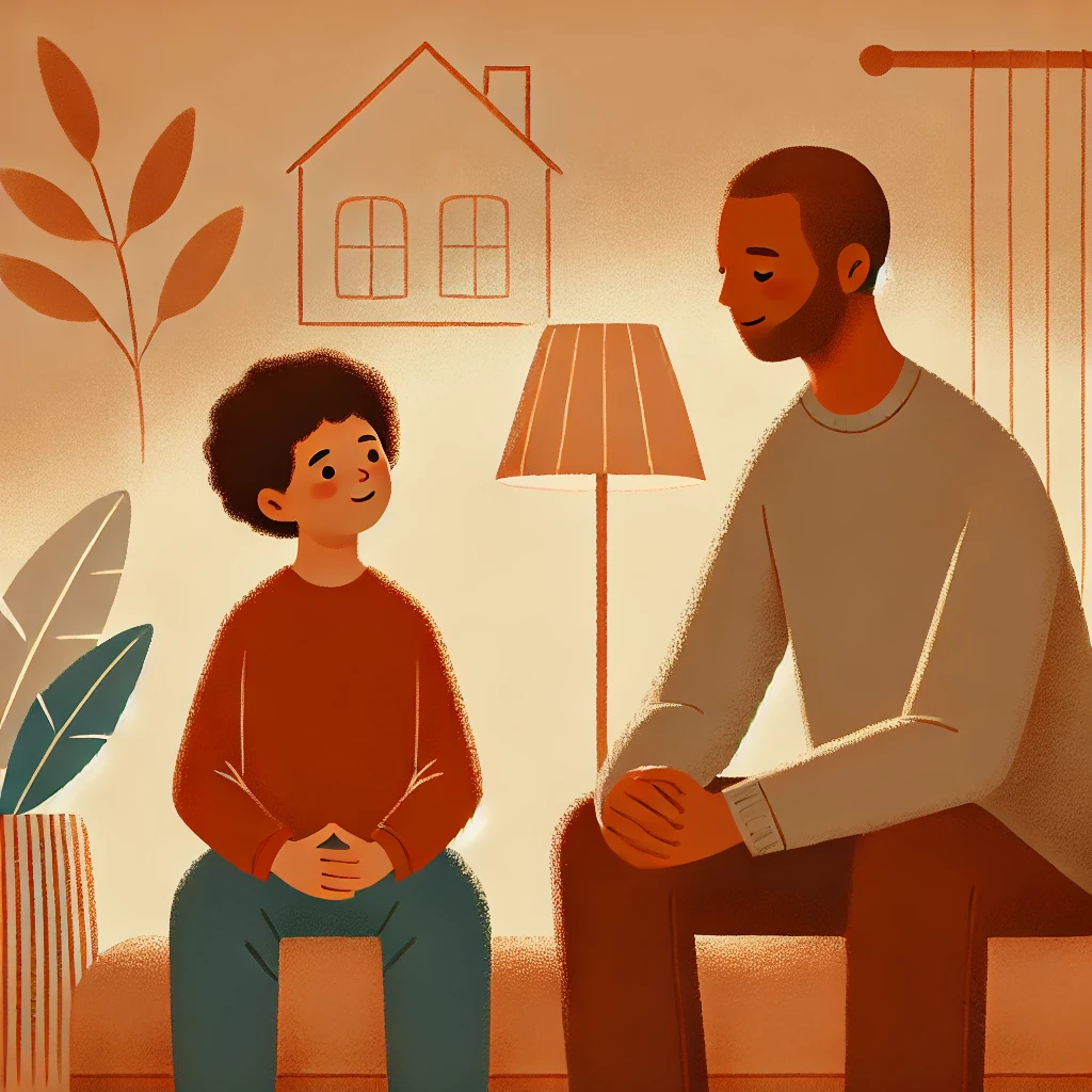 아빠와 아이의 따뜻한 이미지