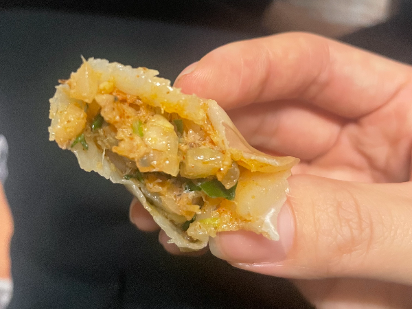 소문난-만두야-김치만두-속