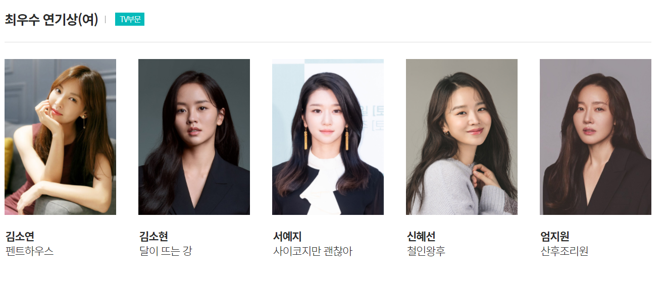 서예지 인기상