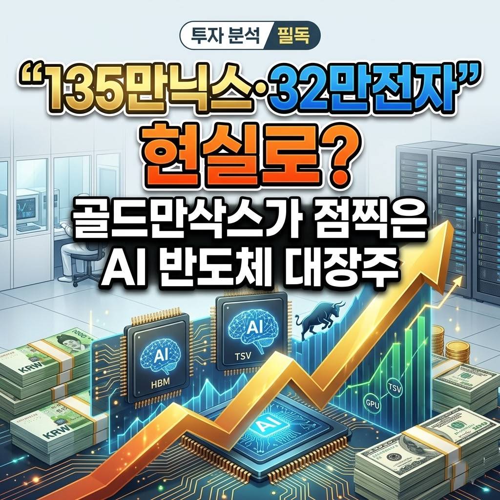"135만닉스&middot;32만전자" 현실로? 골드만삭스가 점찍은 AI 반도체 대장주