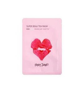 Honey Jarret Super Beau&#39;tea Mask Rose Sheet Mask - Pack of 5 Face Sheet Mask Hydrating Soothing &