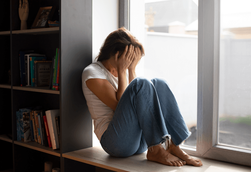 감정이 고갈되어 무기력과 예민함을 느끼는 상태