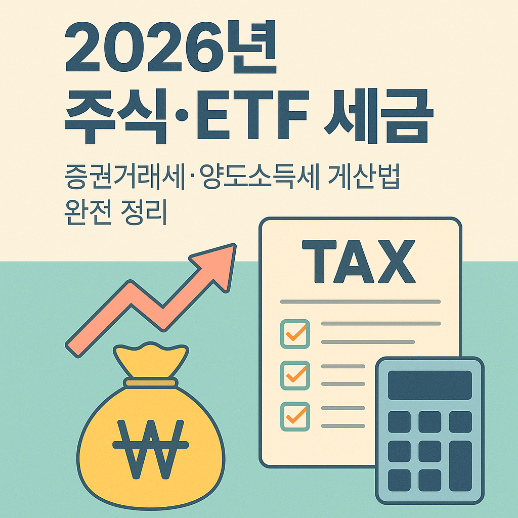 2026년 주식&middot;ETF 세금